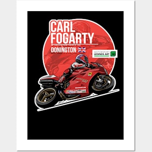 Carl Fogarty 1995 Donington Posters and Art